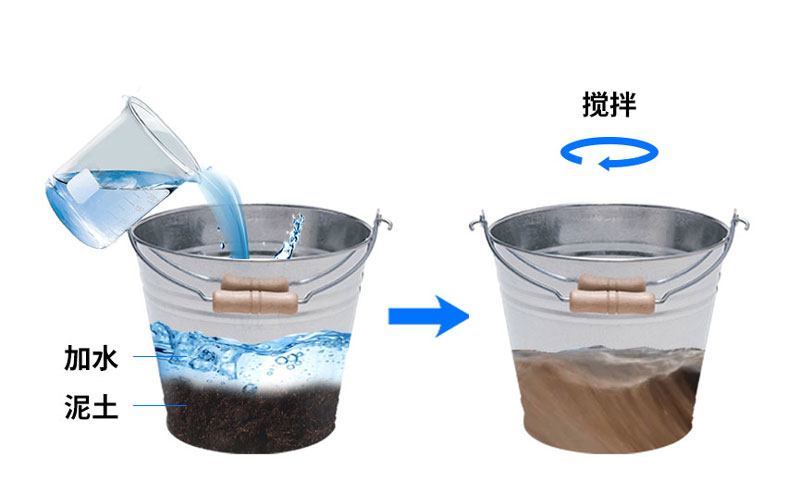 土壤墑情檢測(cè)儀安裝之?dāng)嚢枘嗤?/></p><p>6.將泥漿慢慢倒入孔洞，大概到孔洞1/2的位置;可根據(jù)實(shí)際情況酌情增減。</p><p><img src=